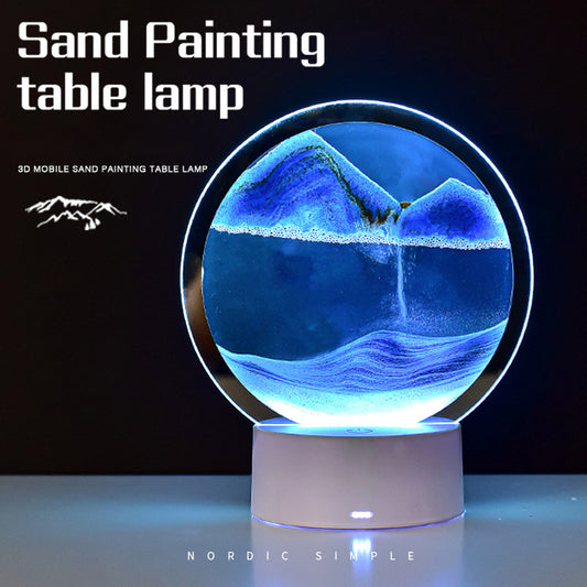 Creative Quicksand Lamp 3D Night Light