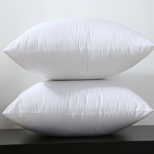 Square White Fabric Cushion Insert Decorative Pillows PP cotton filling 450g for 45x45cm